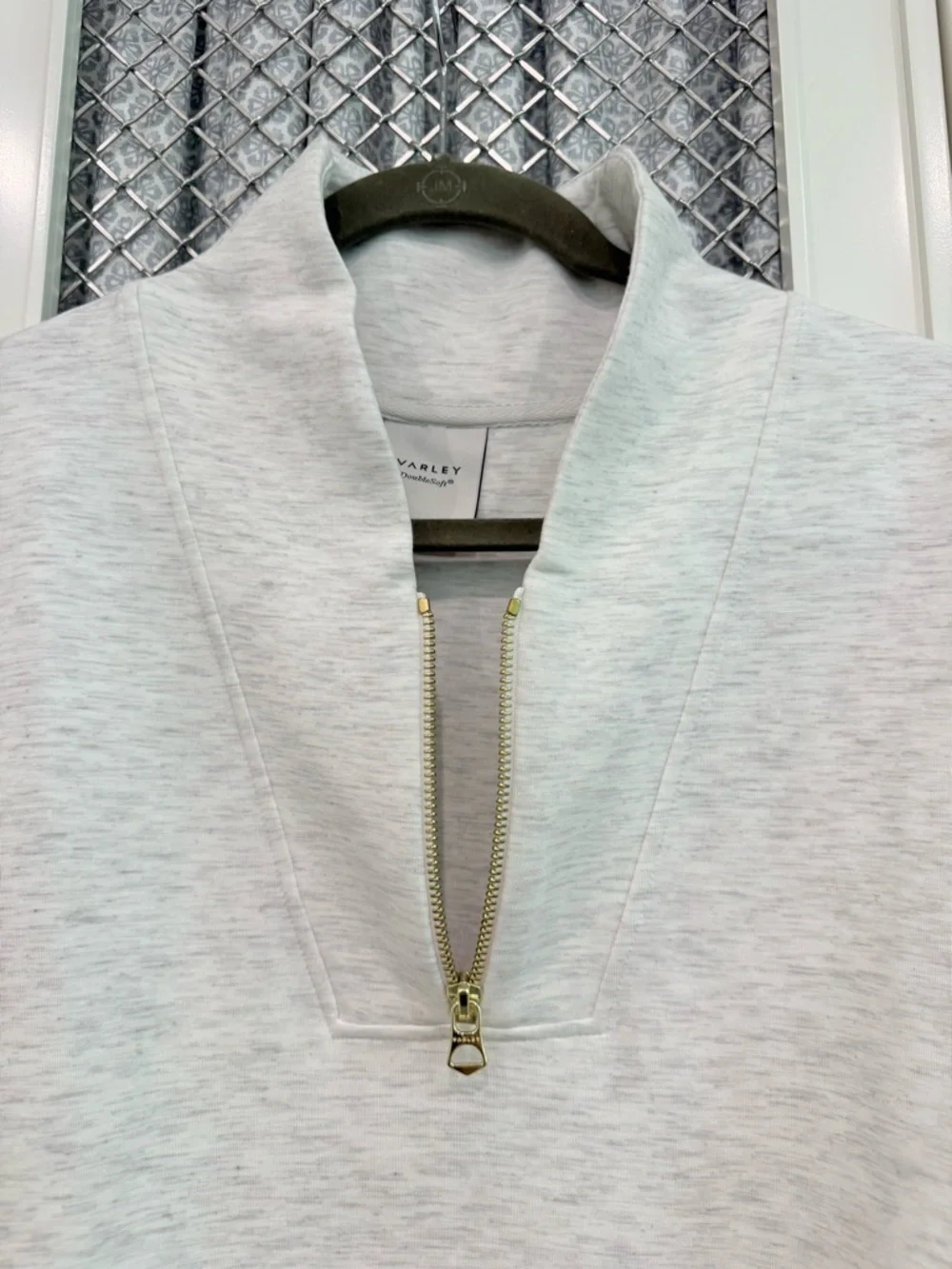 Varley Hawley Half-Zip Ivory Sweat Top - NWOT - Size small - Picture 6 of 11